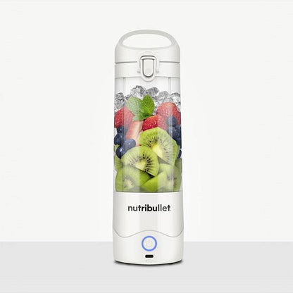 NutriBullet PB INT CB NBP003W Portable Blender, White, USB-C, Tritan Cup