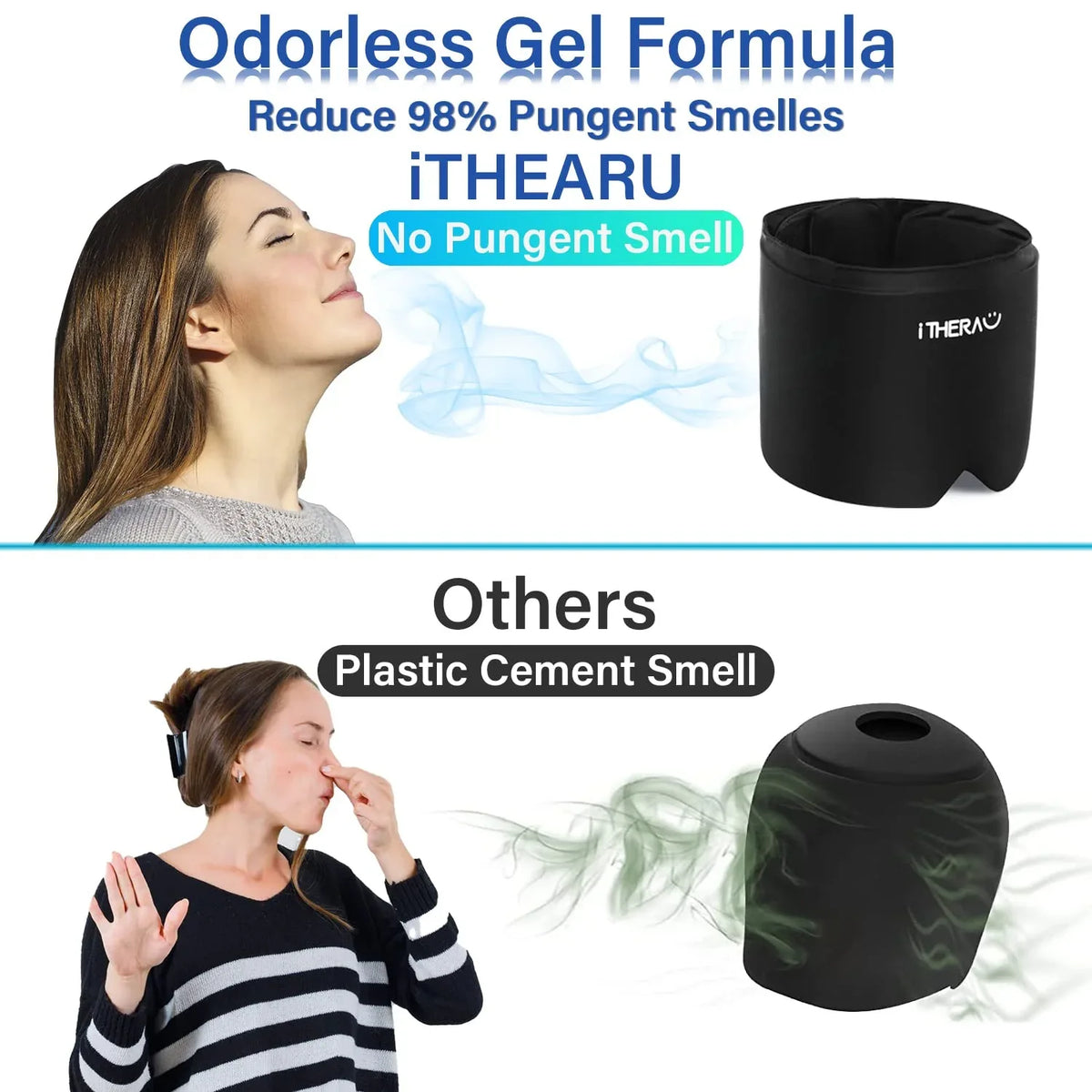 Reusable Ice Head Wrap for Migraine Relief: Flexible Cold Compression Therapy - Gomix Brands Outlet