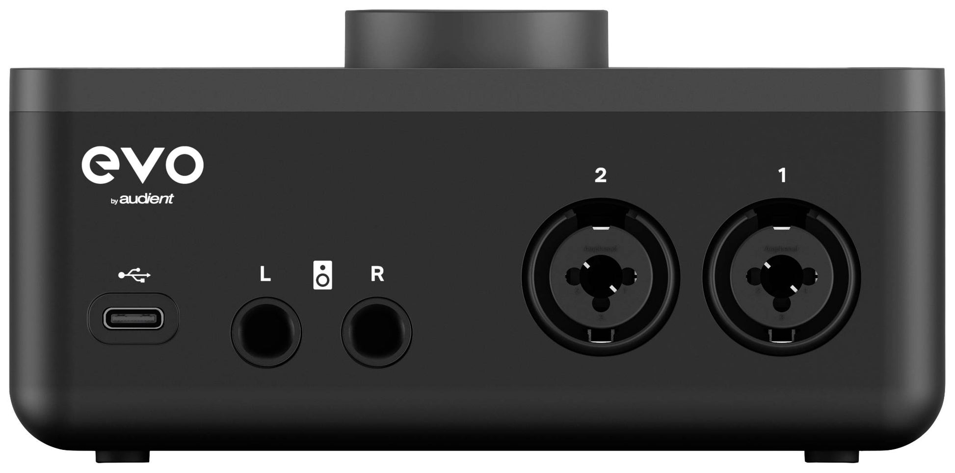 Audient EVO 4 USB Audio Interface with Smartgain, 2-in/2-out for Podcasting Streaming