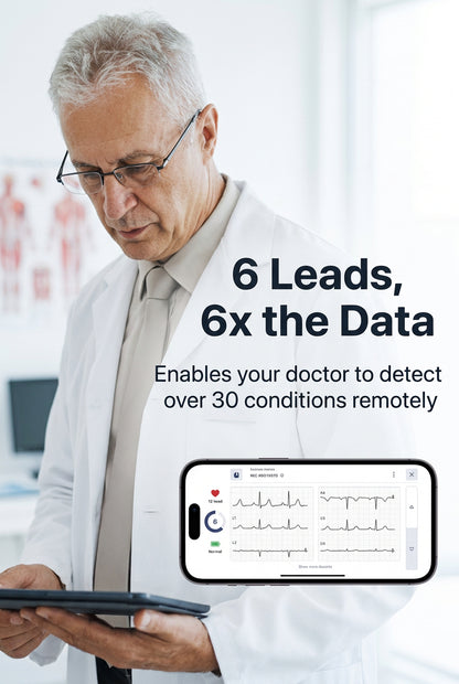 Kardia KardiaMobile 6L 6-Lead Personal EKG Device