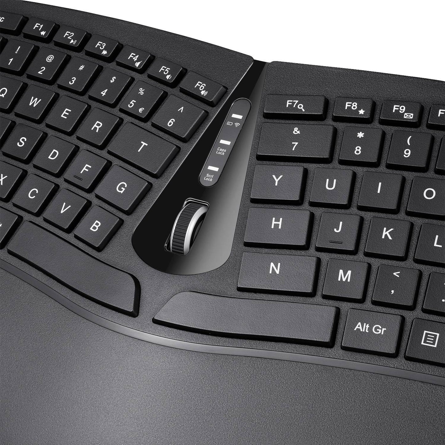 Perixx Ergonomic Wireless Keyboard & Vertical Mouse Combo with Gel Wrist Rest