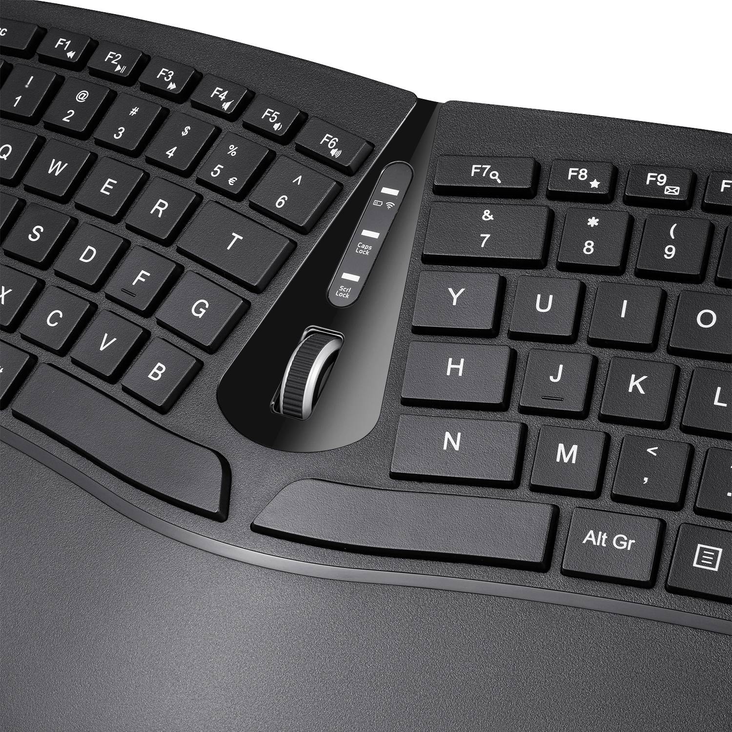 Perixx Ergonomic Wireless Keyboard & Vertical Mouse Combo with Gel Wrist Rest
