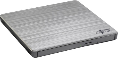HL Data Storage GP60 External DVD Writer USB 2.0 Slimline Silver Retail