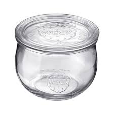Weck Tulip Jar RR100 with Lid 0.58L Preserving Jar