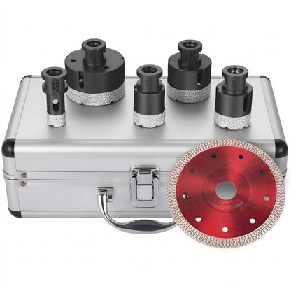 VEVOR 5‑Piece Diamond Hole Saw Kit 20‑68mm for Tile