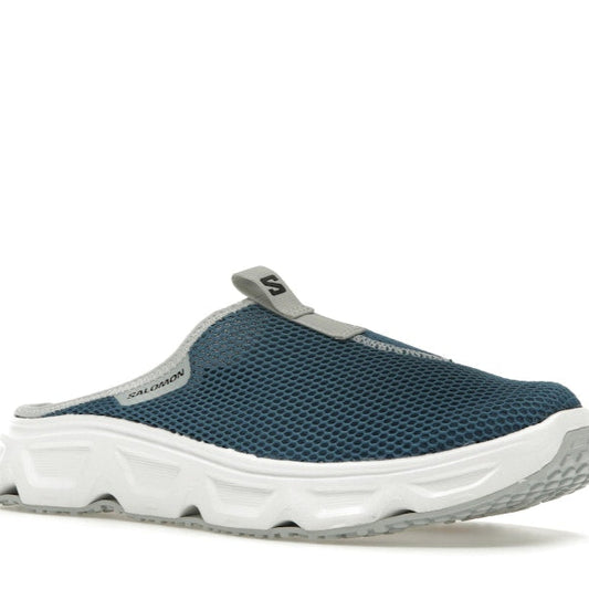 Salomon Reelax Slide 6.0 Men's Recovery Sandals - Blue Ashes White Pearl