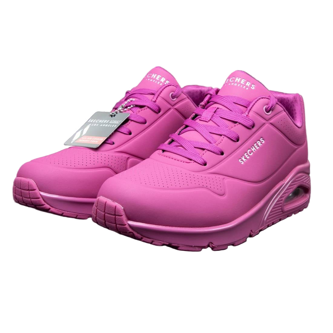 Skechers Women's Magenta Athletic Walking Sneakers for Everyday Comfort & Style
