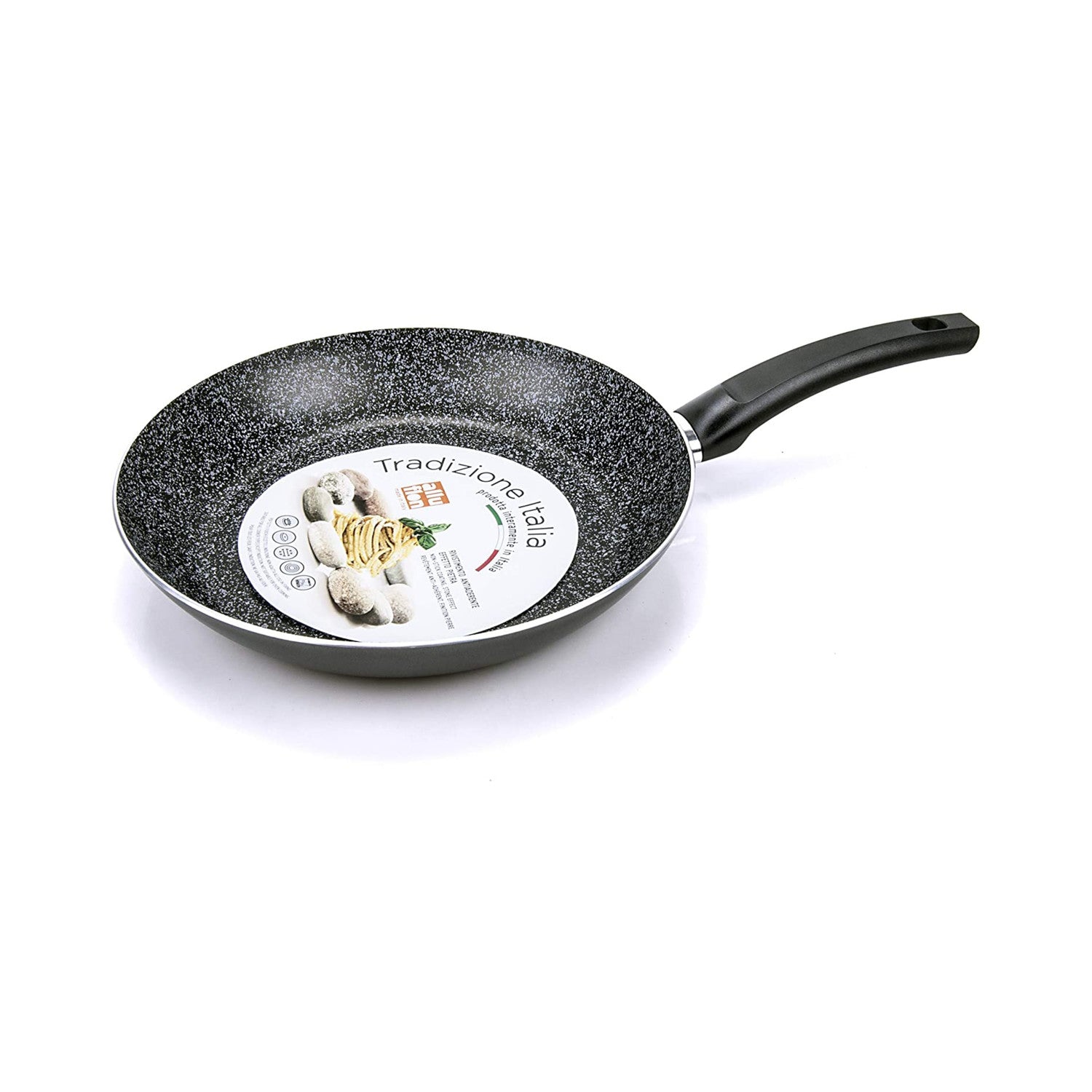 Alluflon Black 24 cm Non‑Stick Aluminum Frying Pan for Induction