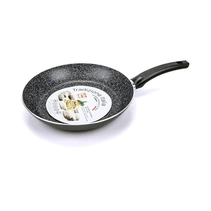 Alluflon Black 24 cm Non‑Stick Aluminum Frying Pan for Induction