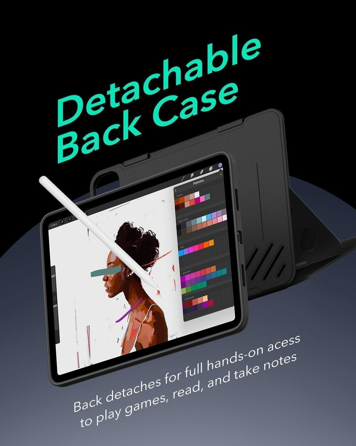 ESR Shift Magnetic Case for iPad Pro 11" (2024) Black