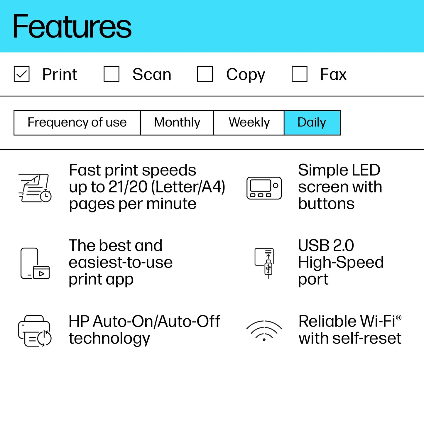 HP LaserJet M110w Wireless Monochrome Printer: Compact, Fast, Mobile Printing Solution