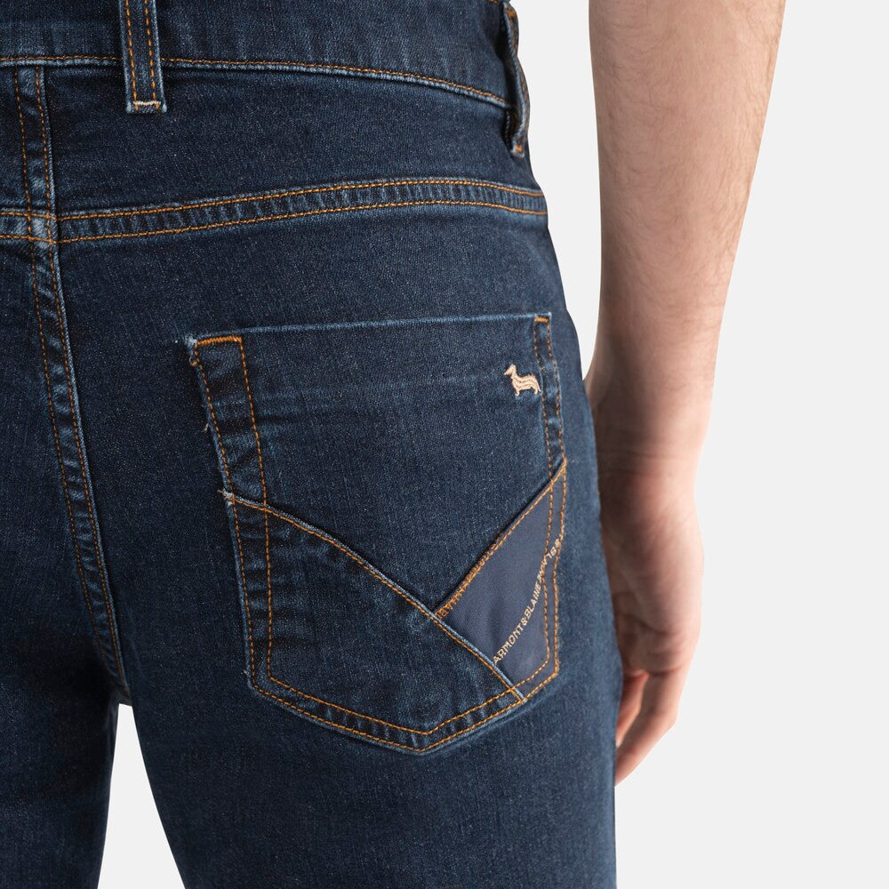 Harmont & Blaine Men's Narrow Fit Denim Jeans 5-Pocket 12oz