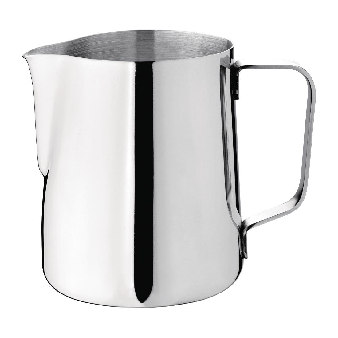 Olympia 12oz Stainless Steel Milk Jug: Perfect Frothing & Latte Art