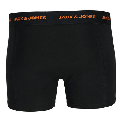 Jack & Jones Men's 3-Pack Cotton Stretch Boxer Briefs Branded Waistband