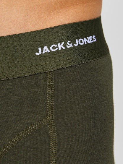 Jack & Jones Men's Bamboo Blend Boxer Trunks 3-Pack – Ultimate Comfort & Fit