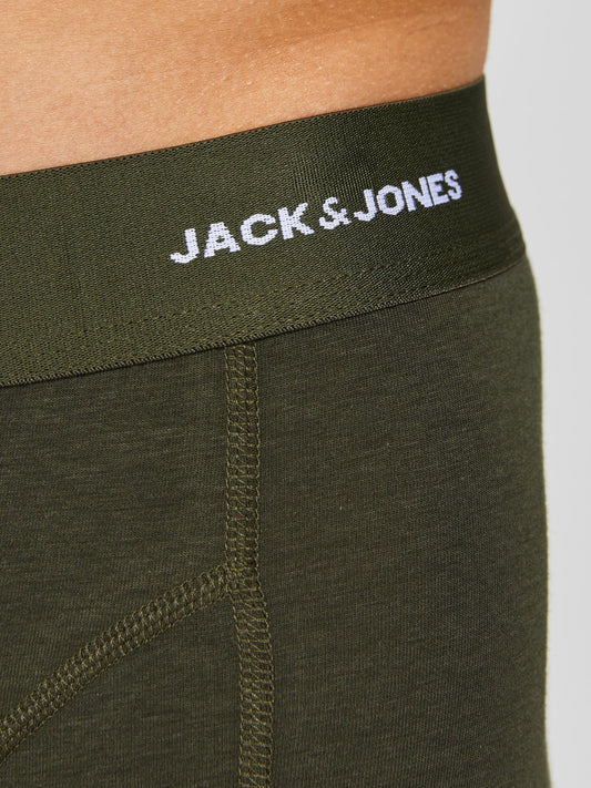 Jack & Jones Men's Bamboo Blend Boxer Trunks 3-Pack – Ultimate Comfort & Fit