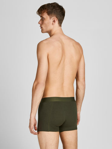 Jack & Jones Men's Bamboo Blend Boxer Trunks 3-Pack – Ultimate Comfort & Fit
