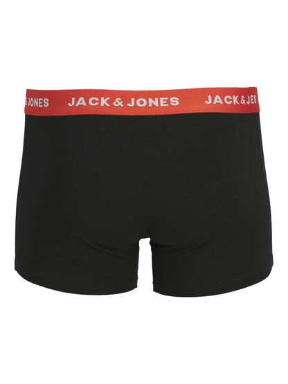 Jack & Jones Men's  Cotton Stretch Boxer Briefs Branded Waistband