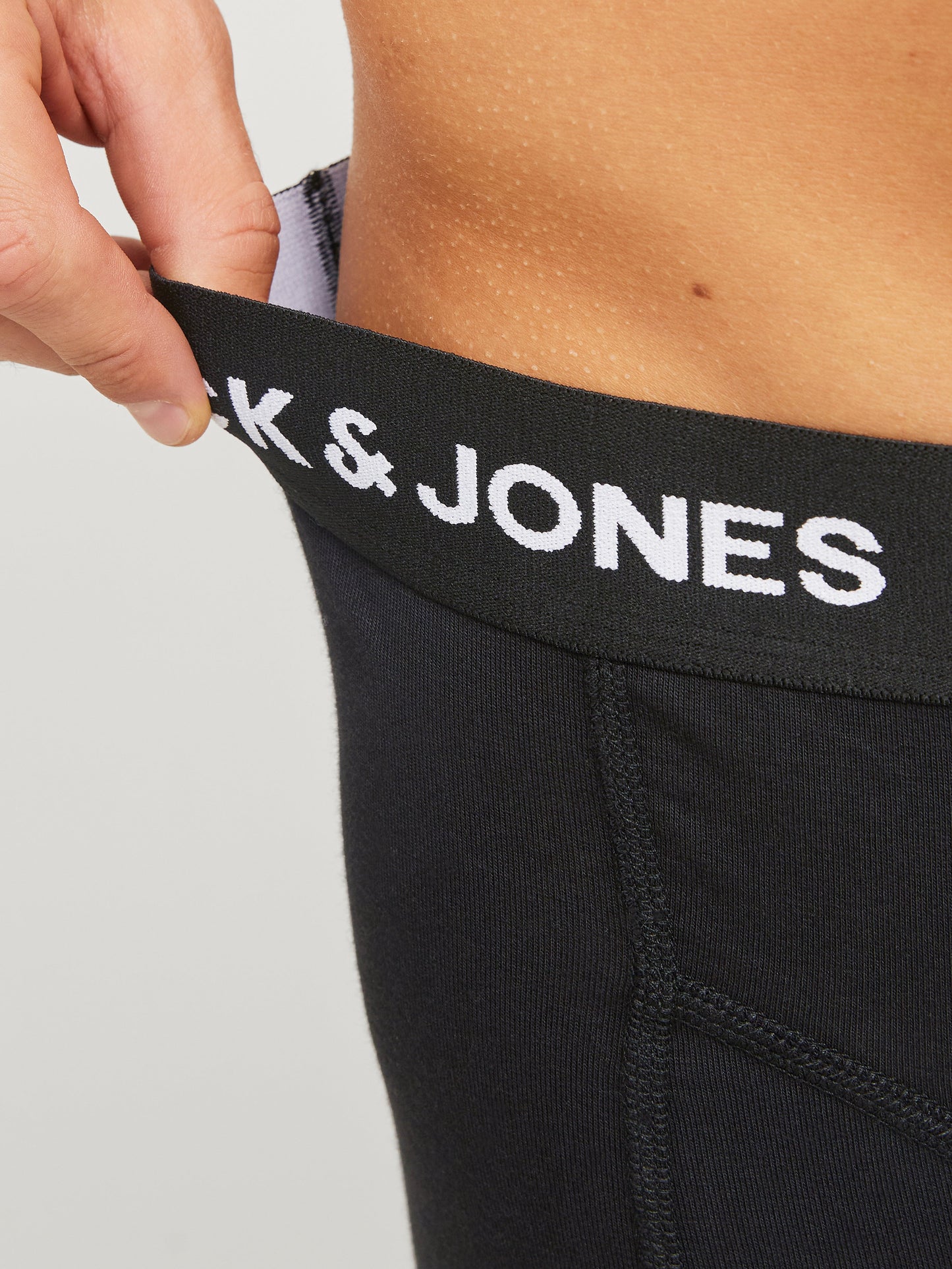 Jack & Jones Men's 8-Pack Cotton Stretch Trunks - Black Everyday Comfort