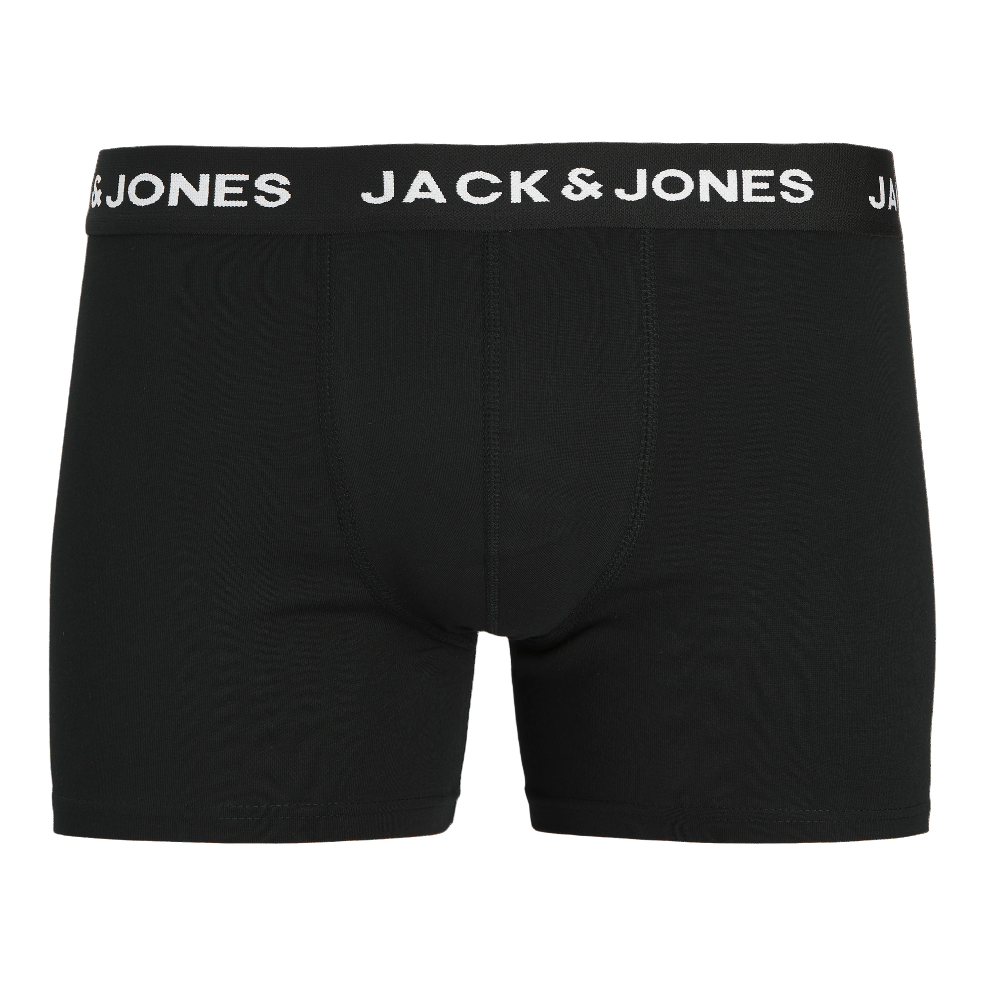 Men's Jack & Jones Huey 7-Pack Cotton Stretch Trunks - Black