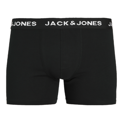 Comfortable 7-Pack Black Jersey Stretch Trunks for Men - Daily Essential Underwear