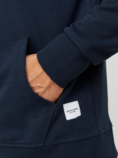 Men's Essential Regular Fit Full-Zip Hoodie – Soft Brushed Fleece Comfort