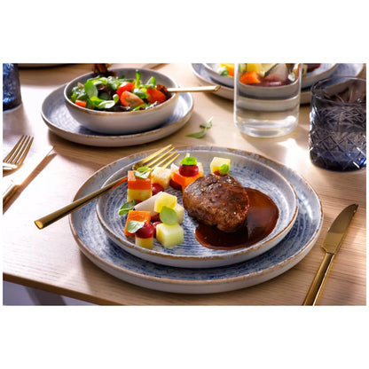 James Cooke Azure Vintage Plate 28 cm Blue White Stoneware 2 pcs