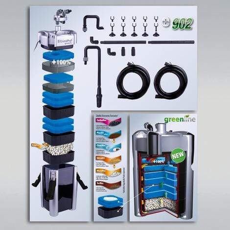 JBL CristalProfi e902 Greenline External Aquarium Filter for 90‑300L Tanks