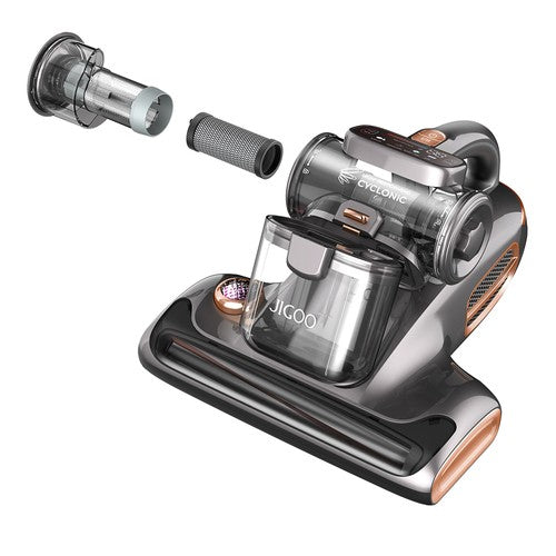 JIGOO T600 Dual-Cup Smart Bed Vacuum Cleaner Grey