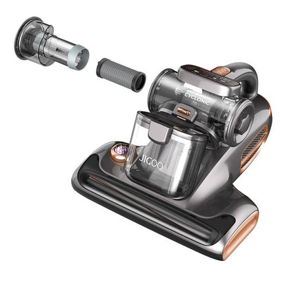 JIGOO T600 Dual-Cup Smart Bed Vacuum Cleaner Grey
