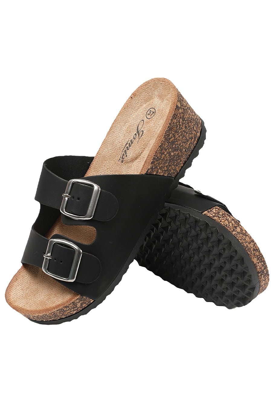 JOMIX Women's Summer Platform Sandals with Cork Heel
