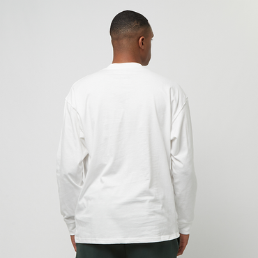 Jordan Brooklyn Nets Essential NBA Men's Long Sleeve Tee - White Cotton