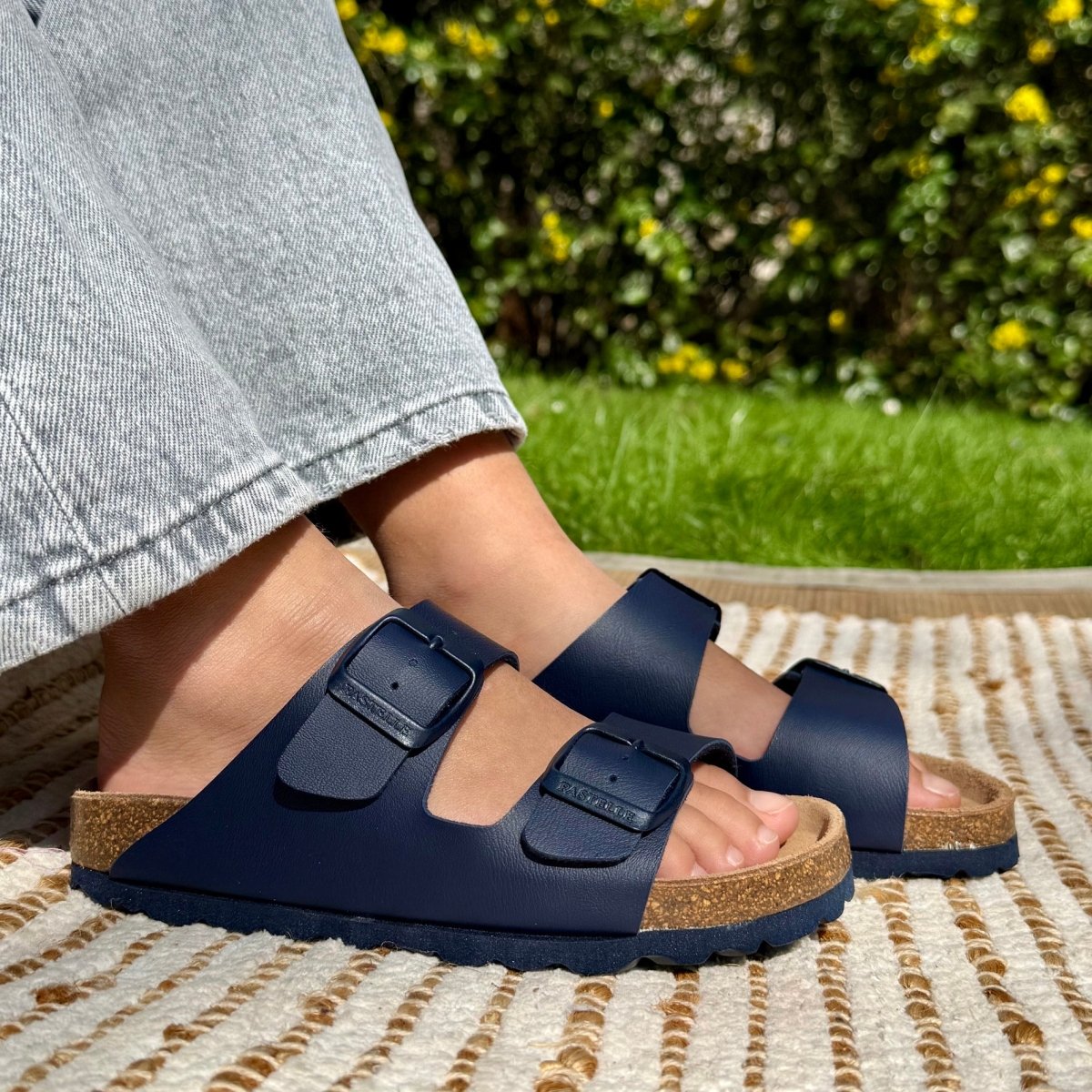 JOY Enfant Two-Strap Kids Mule Shoes Size 28-35 Comfortable