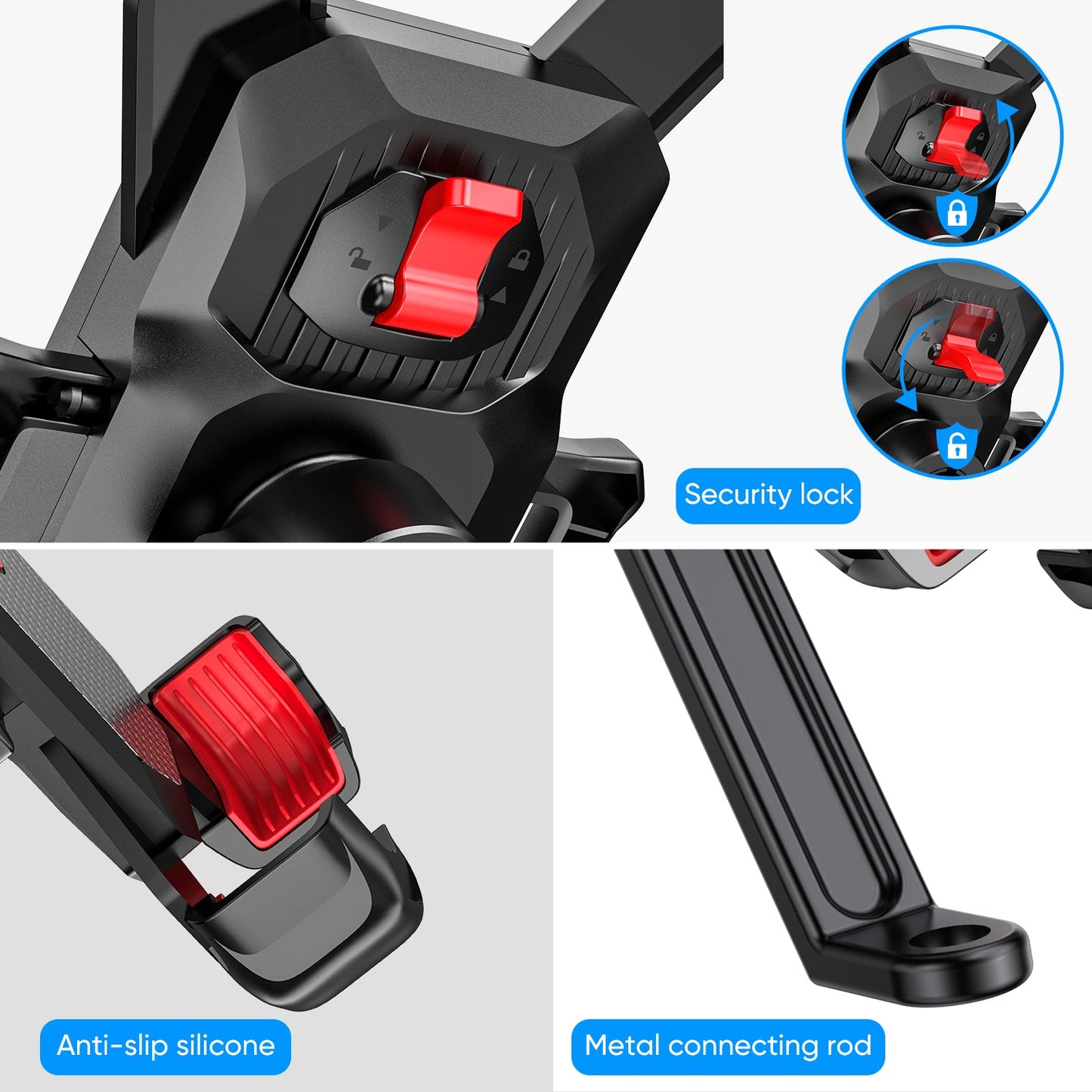 JOYROOM JR-ZS288 Universal Motorcycle Bike Phone Mount