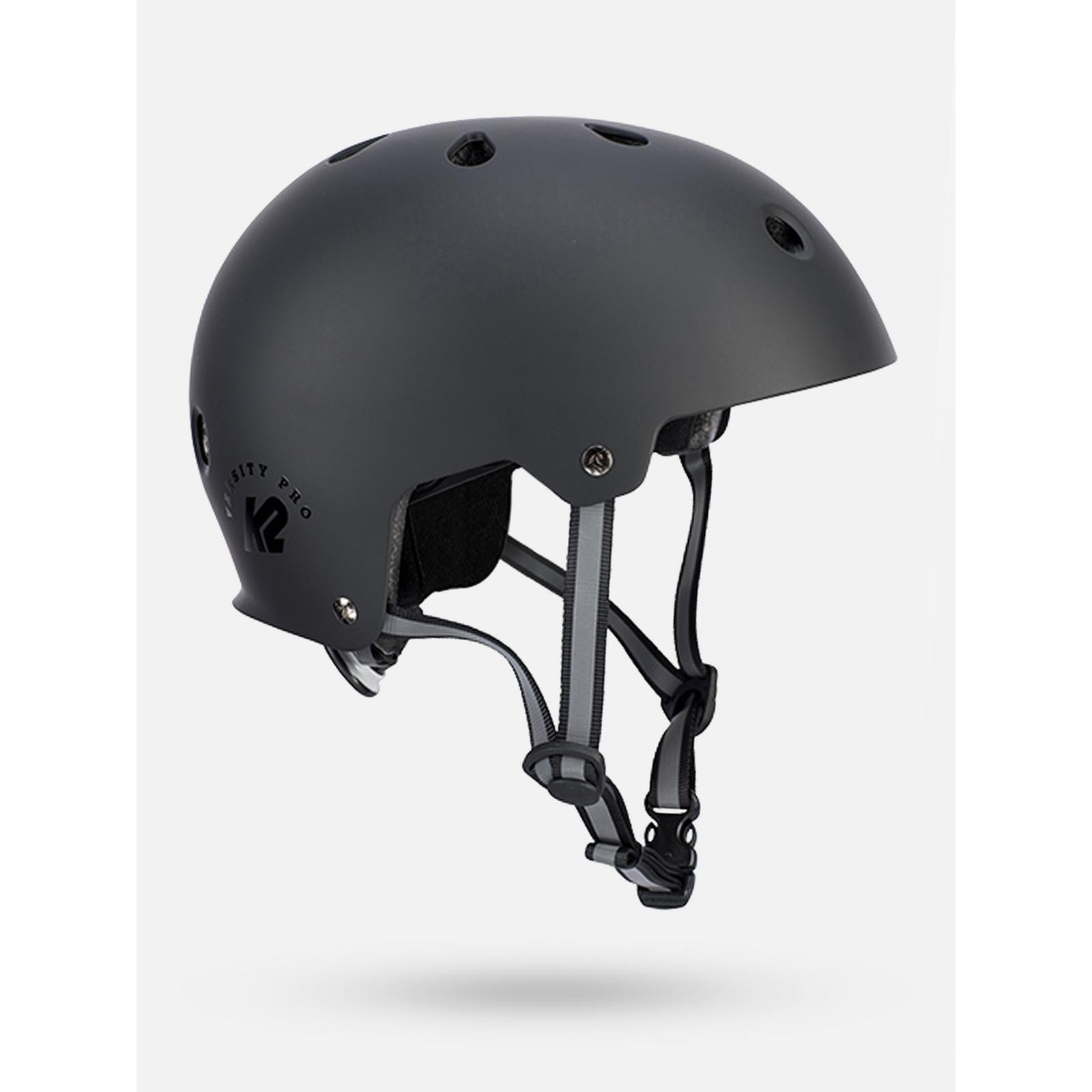 K2 Varsity Pro Skate Helmet: Durable ABS Shell, Lightweight EPS Liner, Micro-Fit