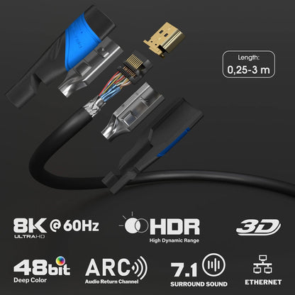 KabelDirekt 4K High Speed HDMI 2.0b Cable