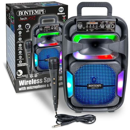 Bontempi 49 1030 Wireless Speaker with Microphone and RGB Lights