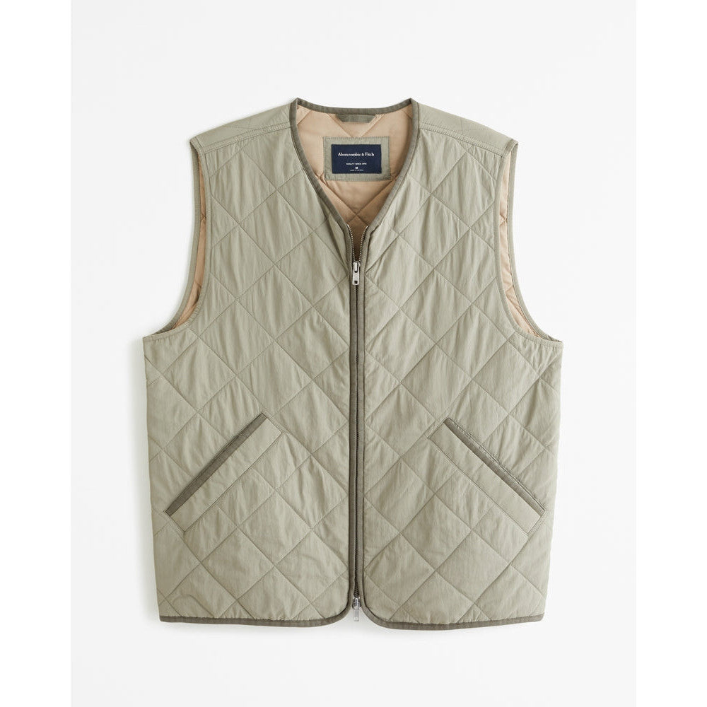 Men's Lightweight Quilted Utility Vest - Stylish, Warm, Versatile, Clearance Sale