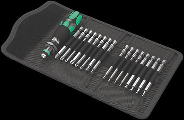 Wera Kraftform Kompakt 60 KK 17-Piece Screwdriver Bit Set with Rapidaptor Holder