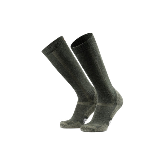 Knee‑High Merino Wool Hiking Socks with Cushioned Calf Protection