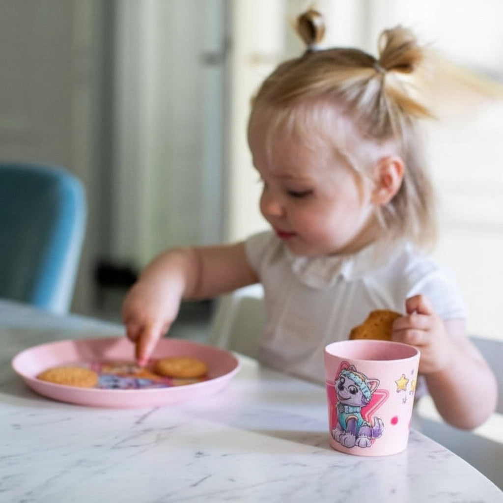 Koziol Organic Kids Feeding Set Paw Patrol Pink