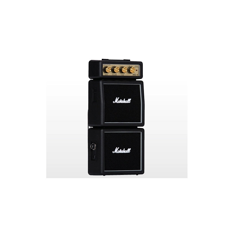 Marshall MS-4 Portable Electric Guitar Micro Amp - 2W Battery-Powered with Clean Overdrive Tone