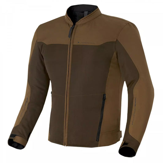 Shima Openair Summer Brown Textile Motorcycle Jacket - Ventilated, Comfortable, Protective