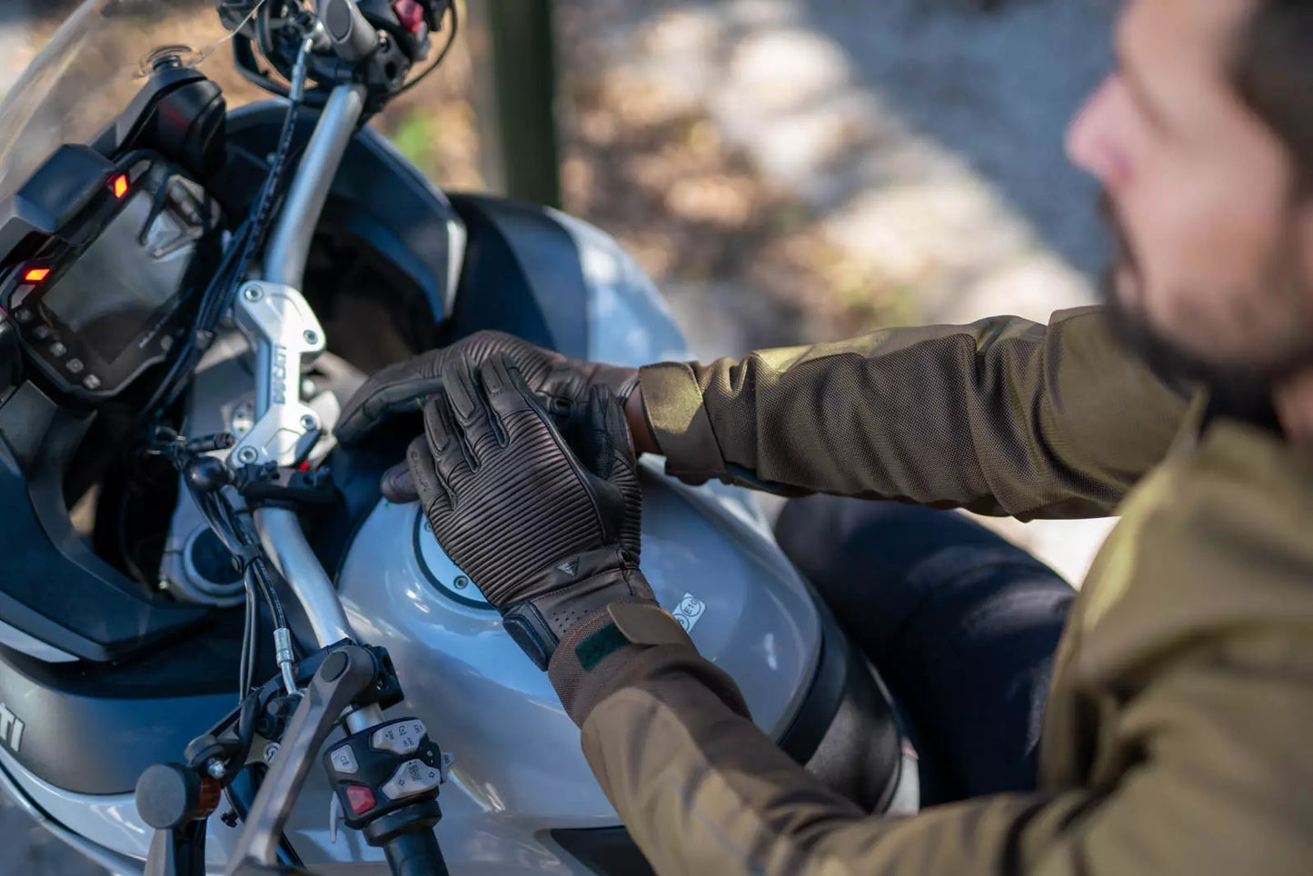 Shima Openair Summer Brown Textile Motorcycle Jacket - Ventilated, Comfortable, Protective