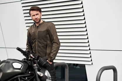 Shima Openair Summer Brown Textile Motorcycle Jacket - Ventilated, Comfortable, Protective