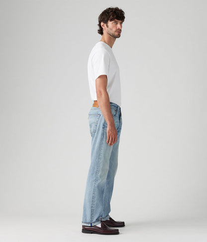 Levi's 501 Original Selvedge Denim Bleached Jeans for Men