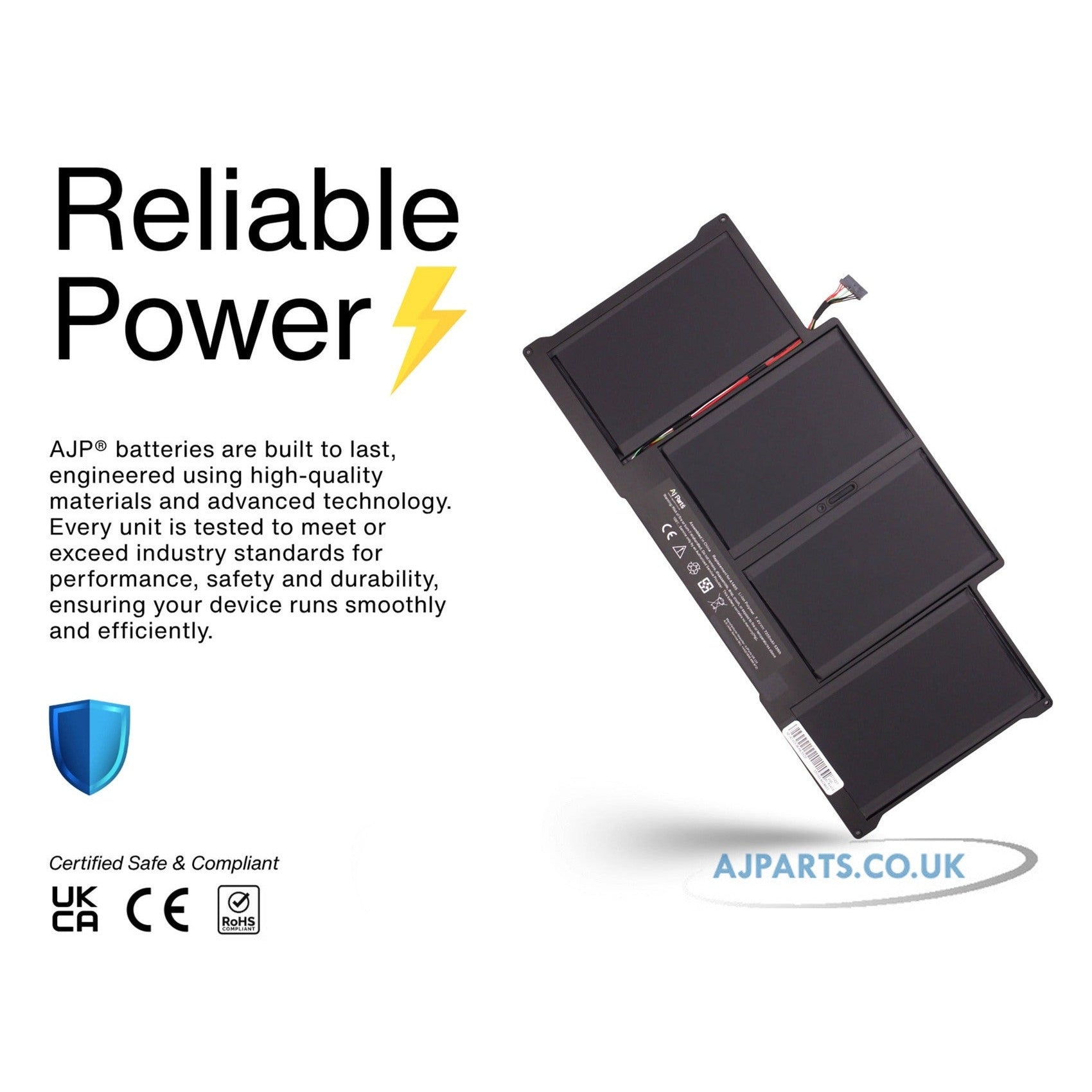 Apple A1405 7.4V 7200mAh 4-Cell Replacement Battery for MacBook Air