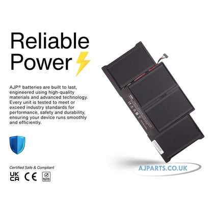 Apple A1405 7.4V 7200mAh 4-Cell Replacement Battery for MacBook Air