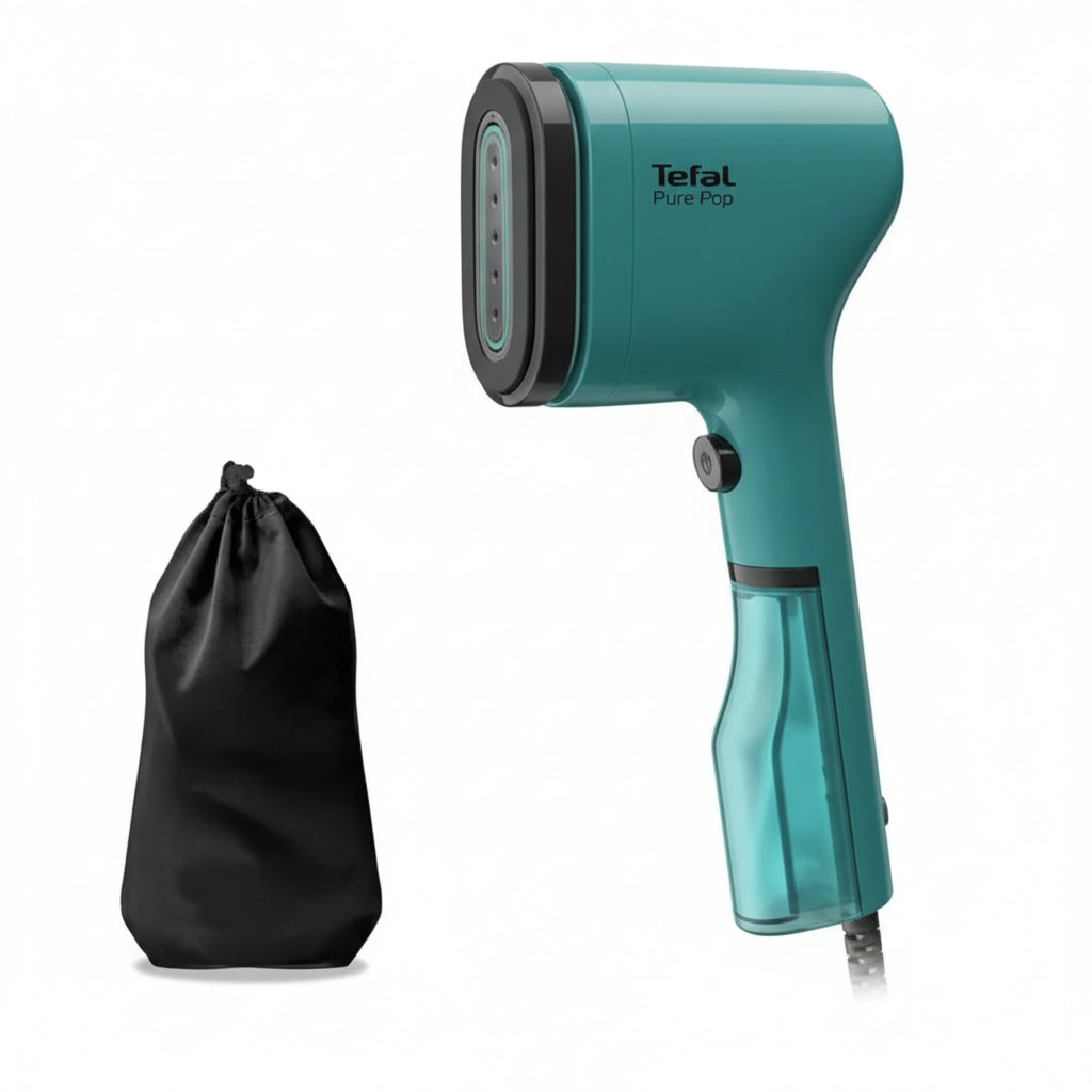Tefal Pure POP Garment Steamer: Reversible Pad for Lint Removal, Delicate Fabrics