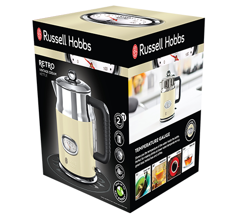Russell Hobbs 21672-70 Retro Kettle 1.7L 2400W